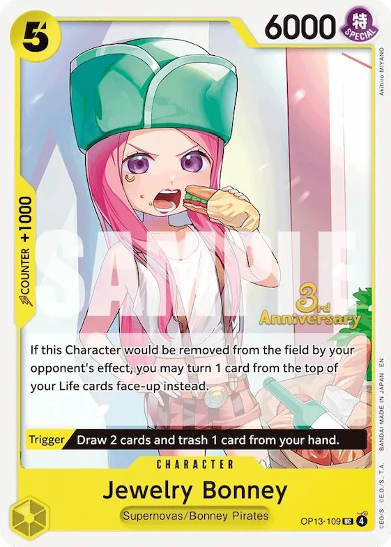Jewelry Bonney (109) #op13-109 – Carrying On His Will: 3rd Anniversary Tournament Cards
