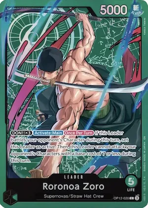 Roronoa Zoro - OP12-020 (Zoro Deck) #op12-020 – Learn Together Deck Set