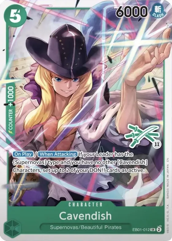 Cavendish (Zoro Deck) #eb1-012 – Learn Together Deck Set