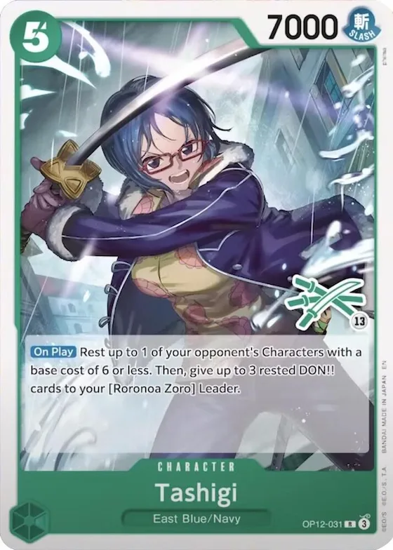 Tashigi (Zoro Deck) #op12-031 – Learn Together Deck Set