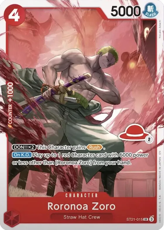 Roronoa Zoro - ST21-015 (Luffy Deck) #st21-015 – Learn Together Deck Set