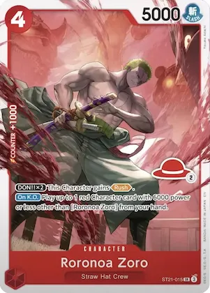 Roronoa Zoro - ST21-015 (Luffy Deck) #st21-015 – Learn Together Deck Set