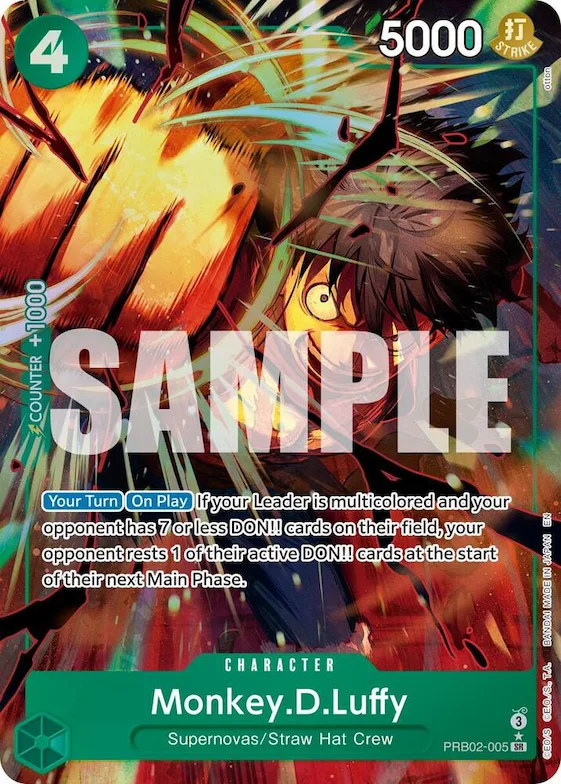 Monkey.D.Luffy - PRB02-005 (Alternate Art) #prb2-005 – Premium Booster -The Best- Vol. 2