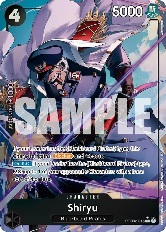 Shiryu (Alternate Art) #prb2-015 – Premium Booster -The Best- Vol. 2