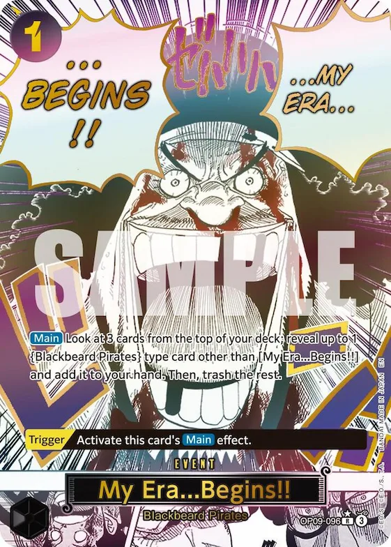 My Era...Begins!! (Alternate Art) #op9-096 – Premium Booster -The Best- Vol. 2