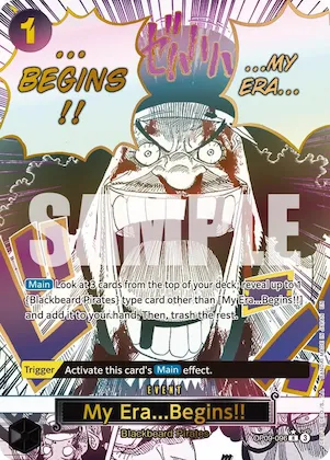 My Era...Begins!! (Alternate Art) #op9-096 – Premium Booster -The Best- Vol. 2