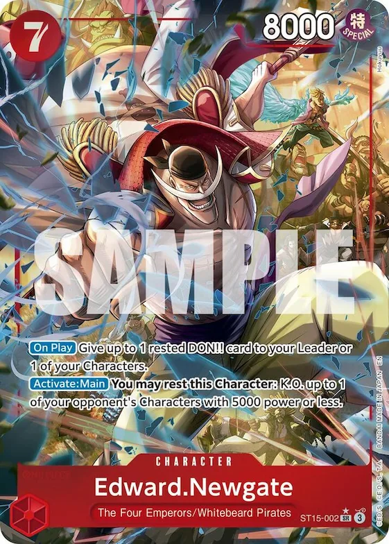 Edward.Newgate - ST15-002 (Alternate Art) #st15-002 – Premium Booster -The Best- Vol. 2