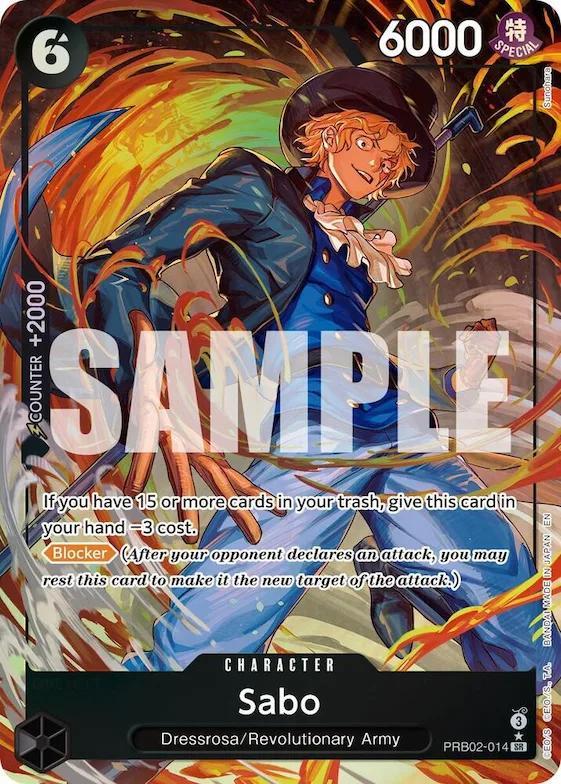 Sabo - PRB02-014 (Alternate Art) #prb2-014 – Premium Booster -The Best- Vol. 2