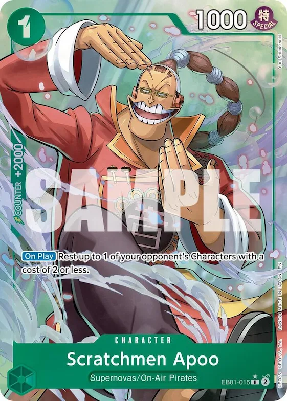 Scratchmen Apoo - EB01-015 (Alternate Art) #eb1-015 – Premium Booster -The Best- Vol. 2