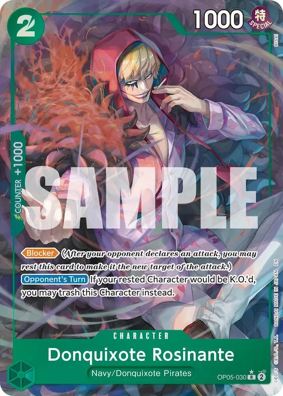 Donquixote Rosinante (Alternate Art) #op5-030 – Premium Booster -The Best- Vol. 2