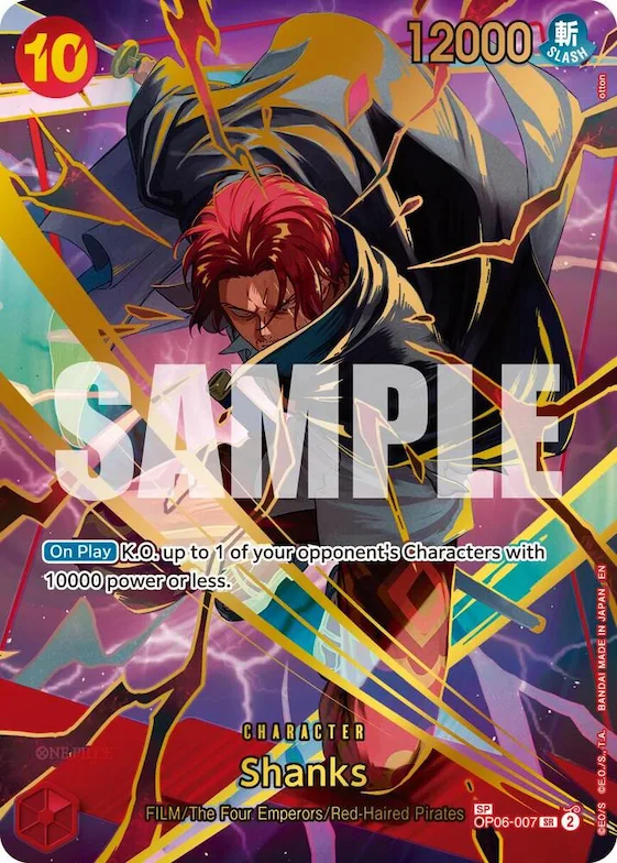 Shanks (SP) #op6-007 – Premium Booster -The Best- Vol. 2