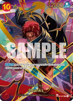 Shanks (SP) #op6-007 – Premium Booster -The Best- Vol. 2