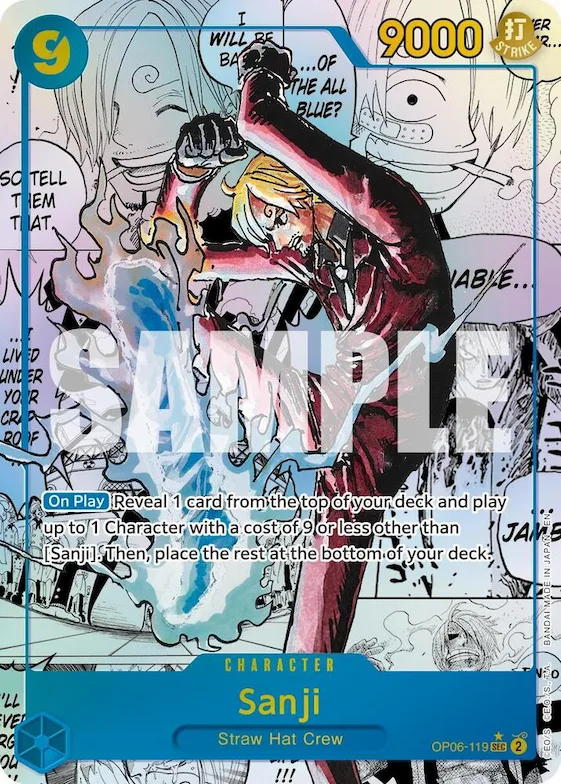 Sanji - OP06-119 (Manga) #op6-119 – Premium Booster -The Best- Vol. 2