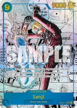 Sanji - OP06-119 (Manga) #op6-119 – Premium Booster -The Best- Vol. 2