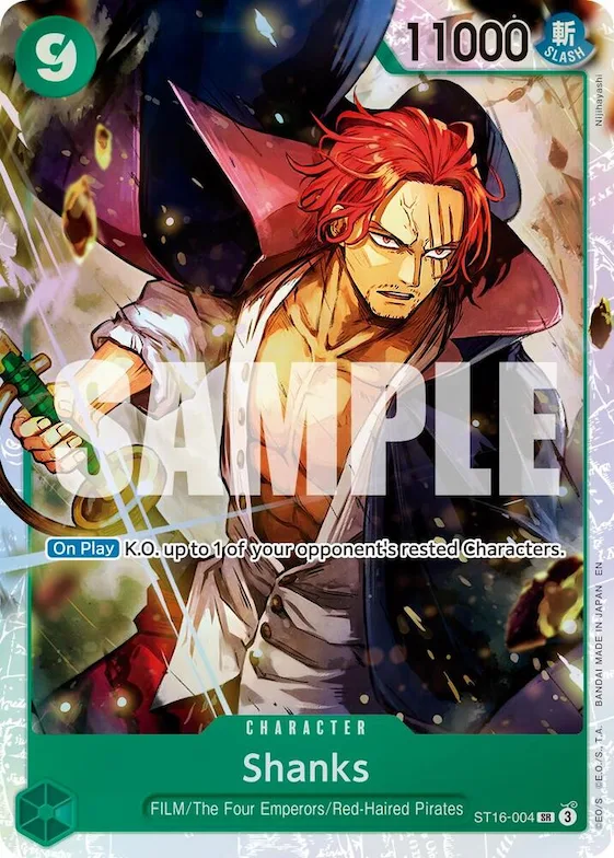 Shanks - ST16-004 (Reprint) #st16-004 – Premium Booster -The Best- Vol. 2