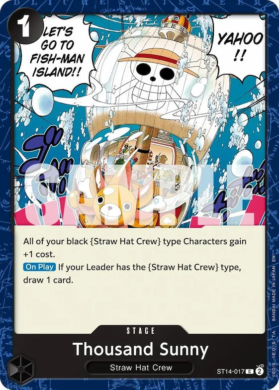 Thousand Sunny (Reprint) #st14-017 – Premium Booster -The Best- Vol. 2