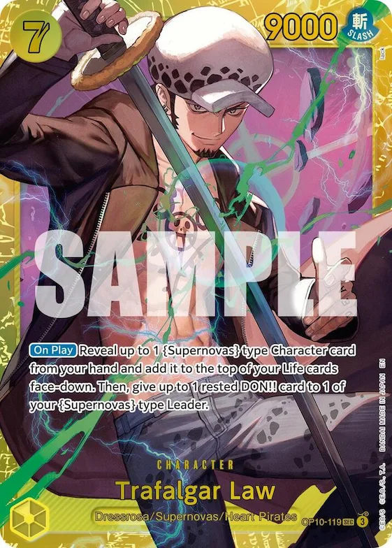 Trafalgar Law - OP10-119 (Reprint) #op10-119 – Premium Booster -The Best- Vol. 2