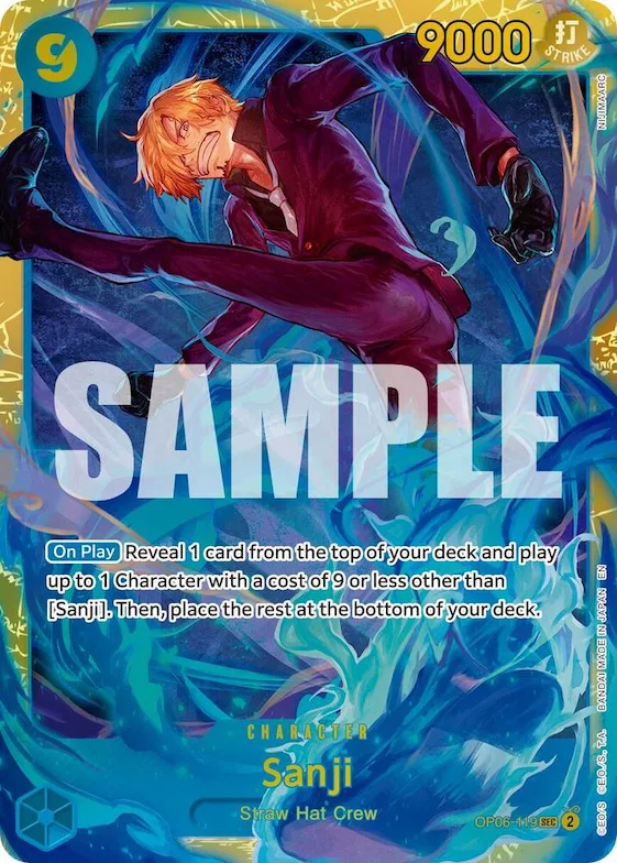 Sanji - OP06-119 (Reprint) #op6-119 – Premium Booster -The Best- Vol. 2