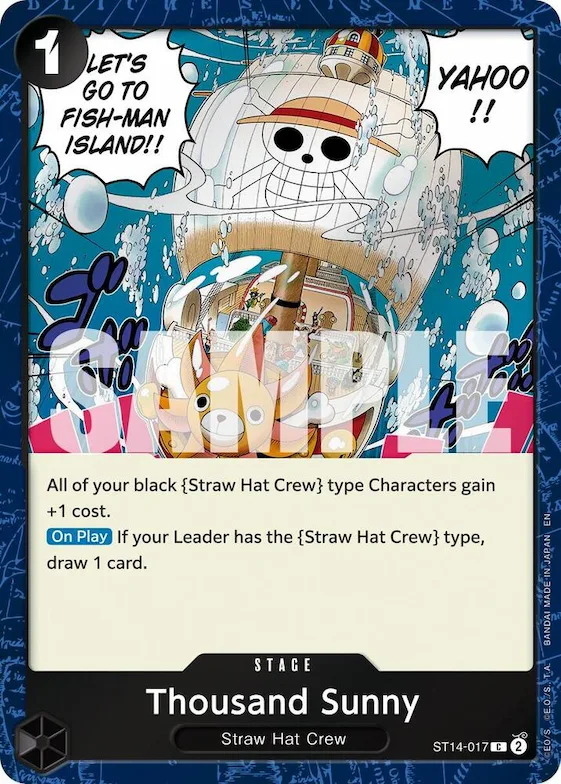 Thousand Sunny (Pirate Foil) #st14-017 – Premium Booster -The Best- Vol. 2