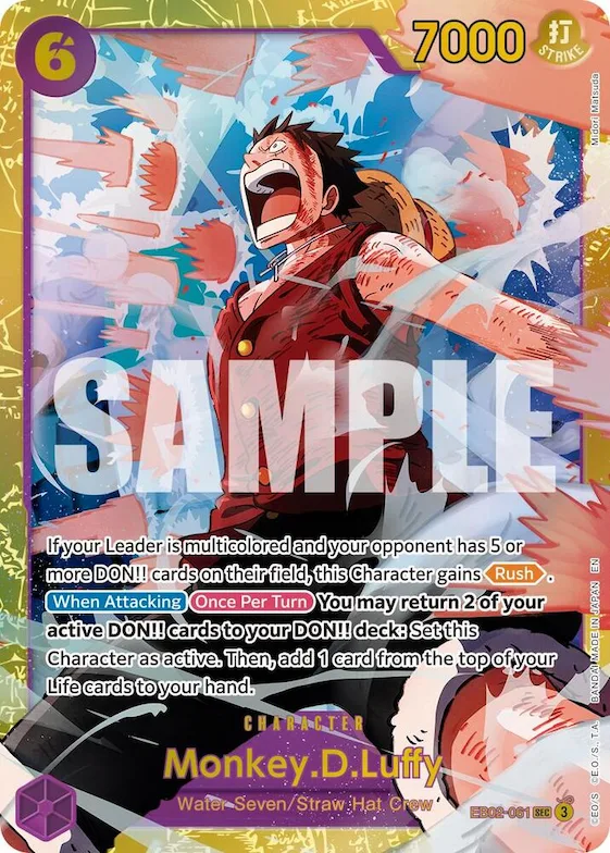 Monkey.D.Luffy - EB02-061 (Reprint) #eb2-061 – Premium Booster -The Best- Vol. 2