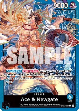 Ace et Newgate st22-001 – ST22 – Starter Deck 22: Ace & Newgate