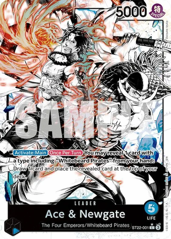 Ace & Newgate (Parallel) #st22-001 – Starter Deck 22: Ace & Newgate