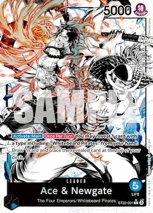 Ace & Newgate (Parallel) #st22-001 – Starter Deck 22: Ace & Newgate