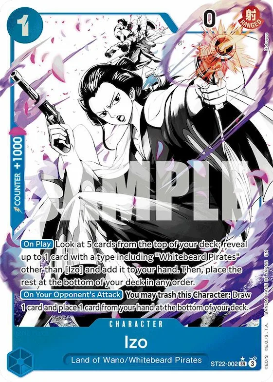 Izo (Parallel) #st22-002 – Starter Deck 22: Ace & Newgate