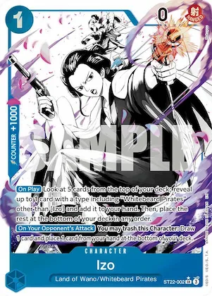 Izo (Parallel) st22-002 – ST22 – Starter Deck 22: Ace & Newgate