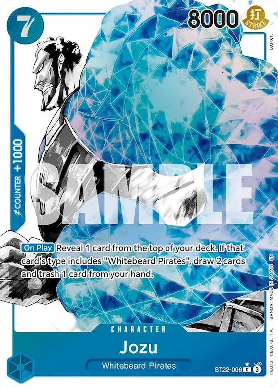 Jozu (Parallel) #st22-006 – Starter Deck 22: Ace & Newgate