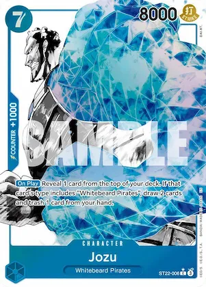 Jozu (Parallel) #st22-006 – Starter Deck 22: Ace & Newgate