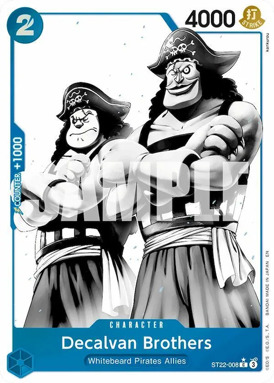 Decalvan Brothers (Parallel) #st22-008 – Starter Deck 22: Ace & Newgate