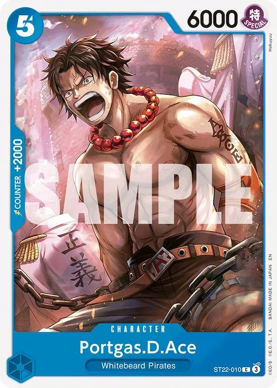 Portgas D. Ace st22-010 – ST22 – Starter Deck 22: Ace & Newgate