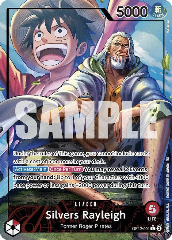 Silvers Rayleigh (Alternate Art) #op12-001 – Legacy of the Master