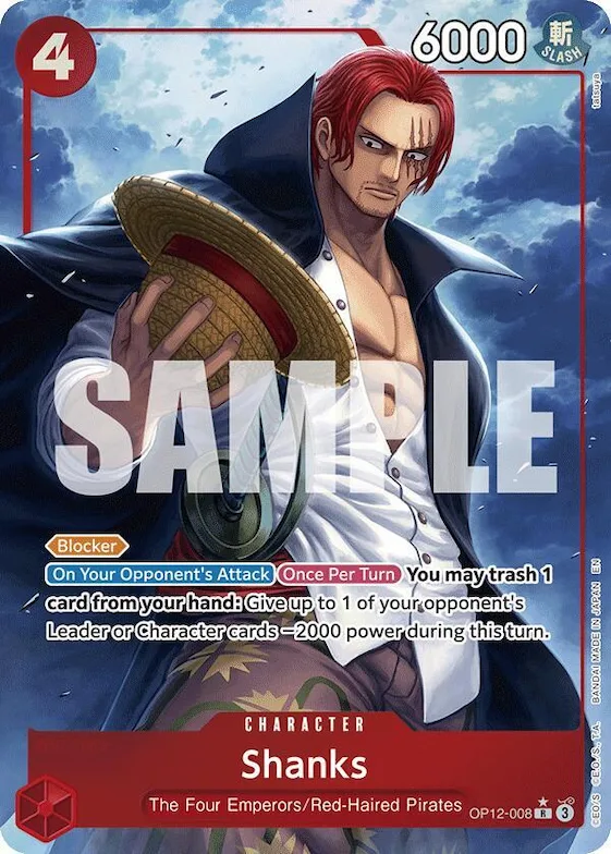 Shanks (008) (Alternate Art) #op12-008 – Legacy of the Master