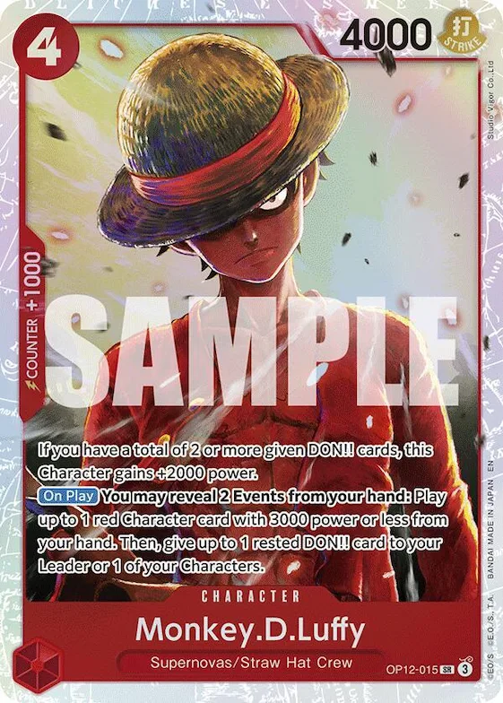 Monkey.D.Luffy #op12-015 – Legacy of the Master