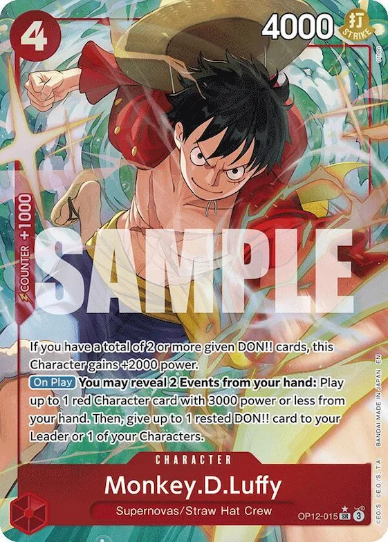 Monkey.D.Luffy (Alternate Art) #op12-015 – Legacy of the Master