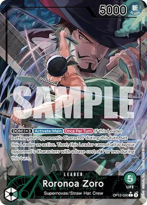 Roronoa Zoro (020) (Alternate Art) #op12-020 – Legacy of the Master