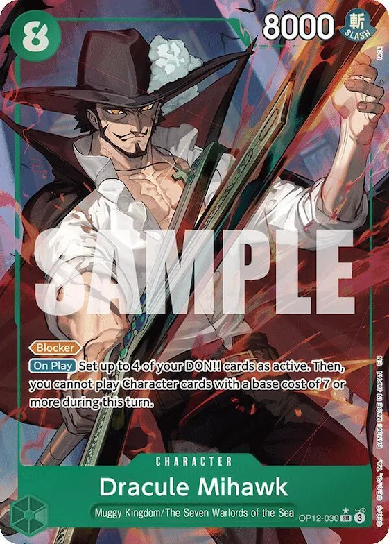 Dracule Mihawk (Alternate Art) #op12-030 – Legacy of the Master