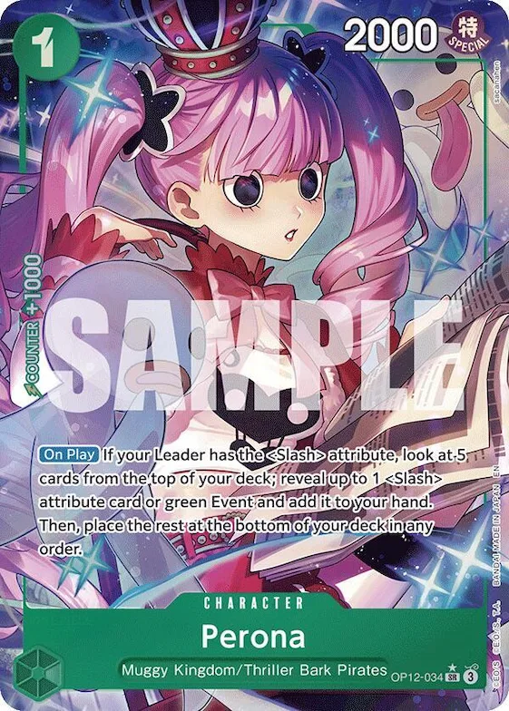 Perona (Alternate Art) #op12-034 – Legacy of the Master