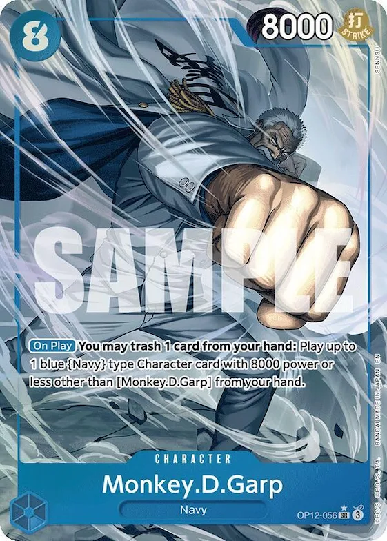 Monkey.D.Garp (Alternate Art) #op12-056 – Legacy of the Master