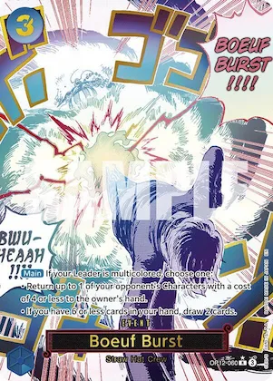 Boeuf Burst (Alternate Art) #op12-060 – Legacy of the Master