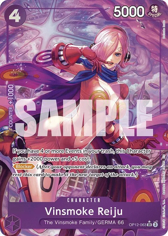 Vinsmoke Reiju (Alternate Art) #op12-063 – Legacy of the Master