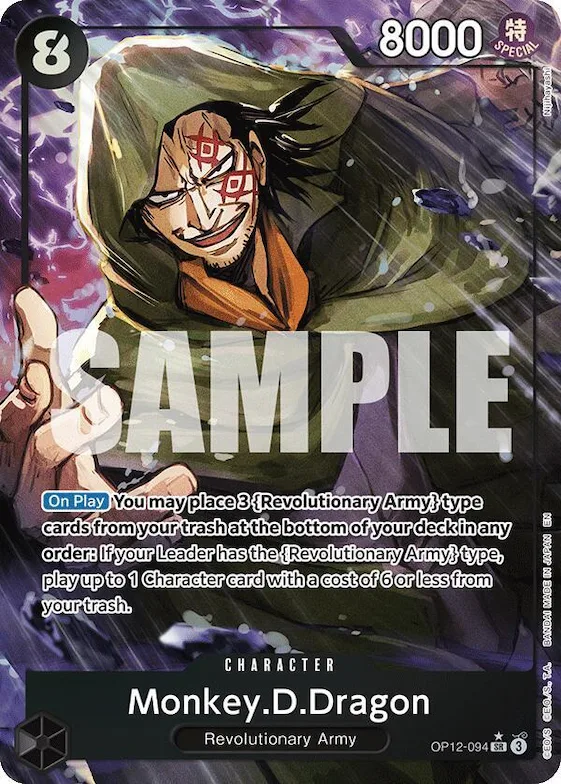 Monkey.D.Dragon (Alternate Art) #op12-094 – Legacy of the Master