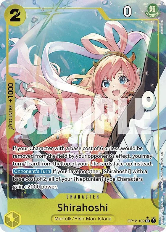 Shirahoshi (Alternate Art) #op12-102 – Legacy of the Master