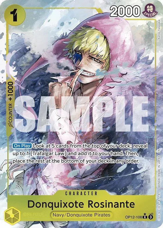 Donquixote Rosinante (108) (Alternate Art) #op12-108 – Legacy of the Master