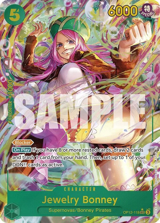 Jewelry Bonney (118) (Alternate Art) #op12-118 – Legacy of the Master