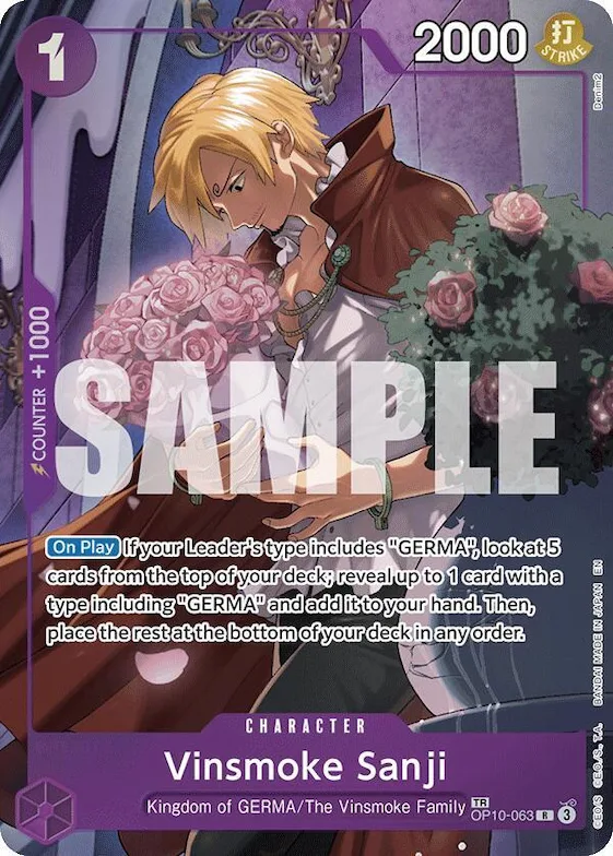 Vinsmoke Sanji (TR) #op10-063 – Legacy of the Master