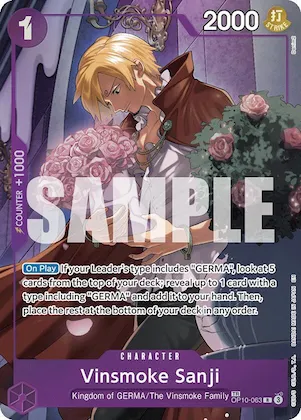Vinsmoke Sanji (TR) op10-063 – OP12 – Legacy of the Master