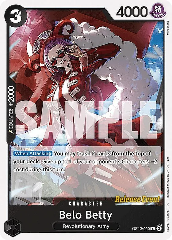 Belo Betty op12-090 – OP12 – Legacy of the Master Release Event Cards